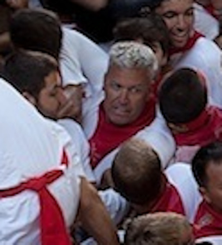 Illustration for article titled Where's Rex? Photos Of A Terrified Rex Ryan Running With The Bulls